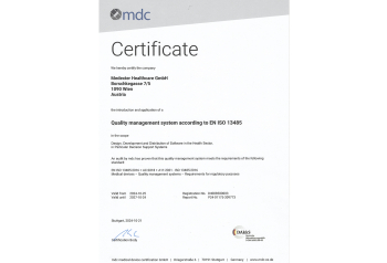 Recertification of Medexter’s Quality Management System DIN EN ISO 13485